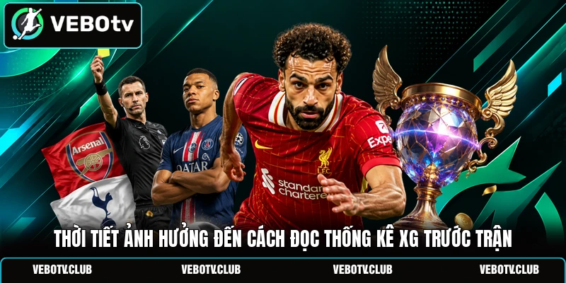 Thời tiết ảnh hưởng đến cách đọc thống kê xG trước trận