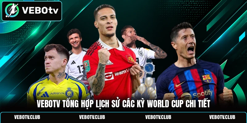 Vebotv tổng hợp lịch sử các kỳ World Cup chi tiết